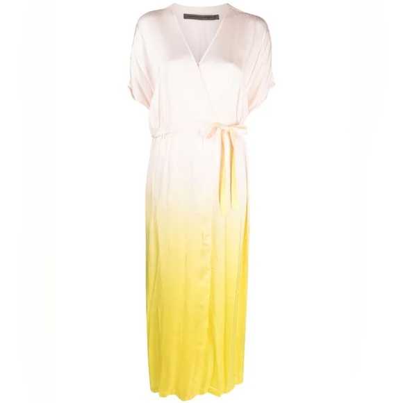 Raquel Allegra belted wrap dress. - Picture 1 of 4